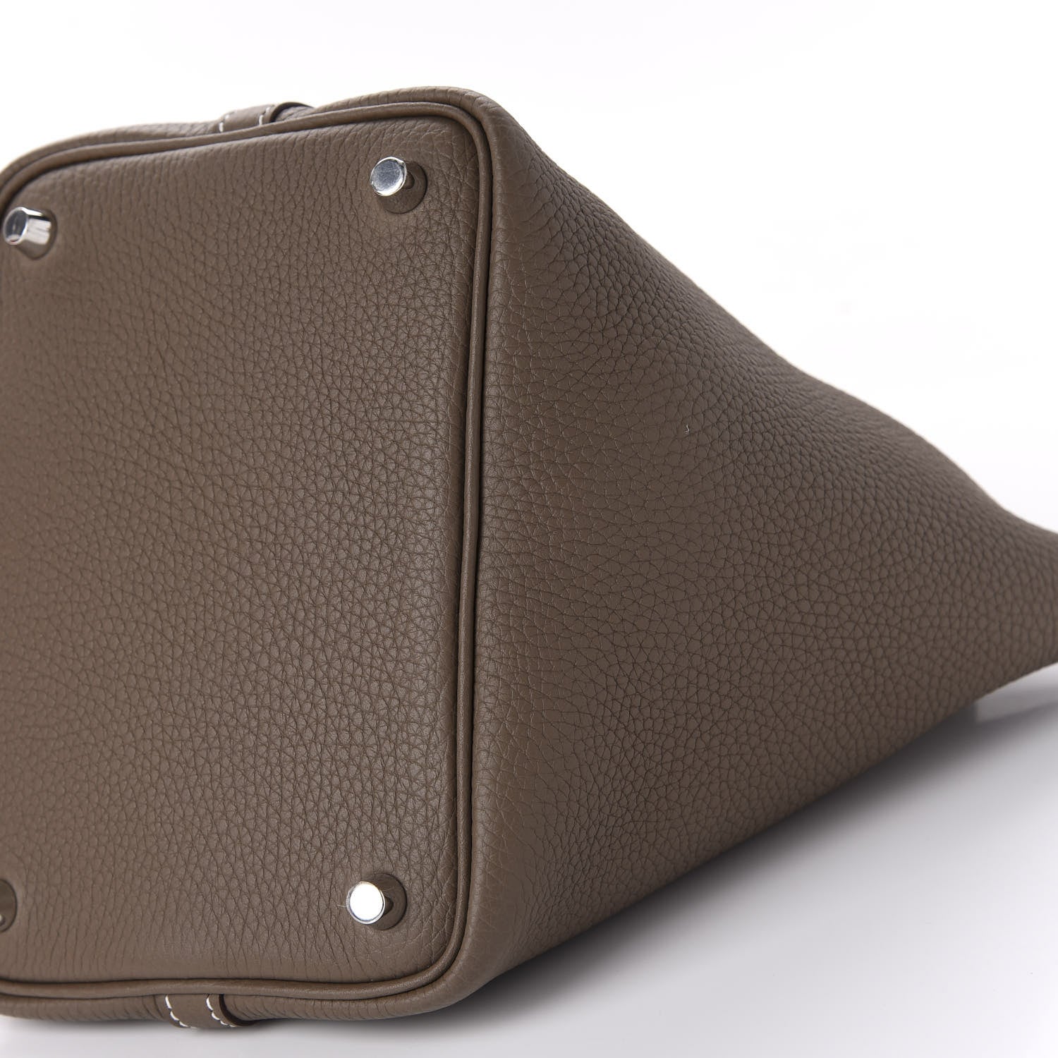 Hermes Taurillon Clemence Picotin Lock 18 PM Etoupe 7 of 11