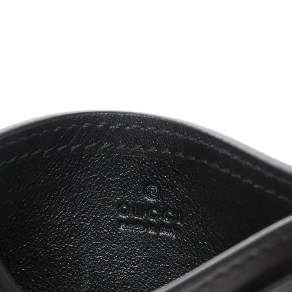 Gucci GG Supreme Monogram Blooms Card Holder Beige New Military Black 6 of 7