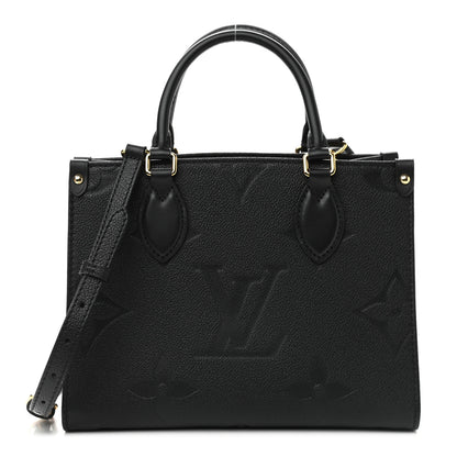 Louis Vuitton Empreinte Monogram Giant Onthego PM Black 1 of 8