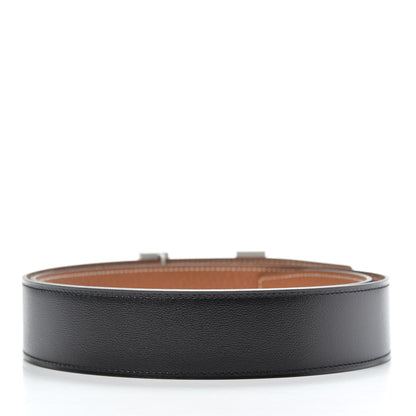 Hermes Box Togo 38mm H Belt 95 Black Gold 2 of 5