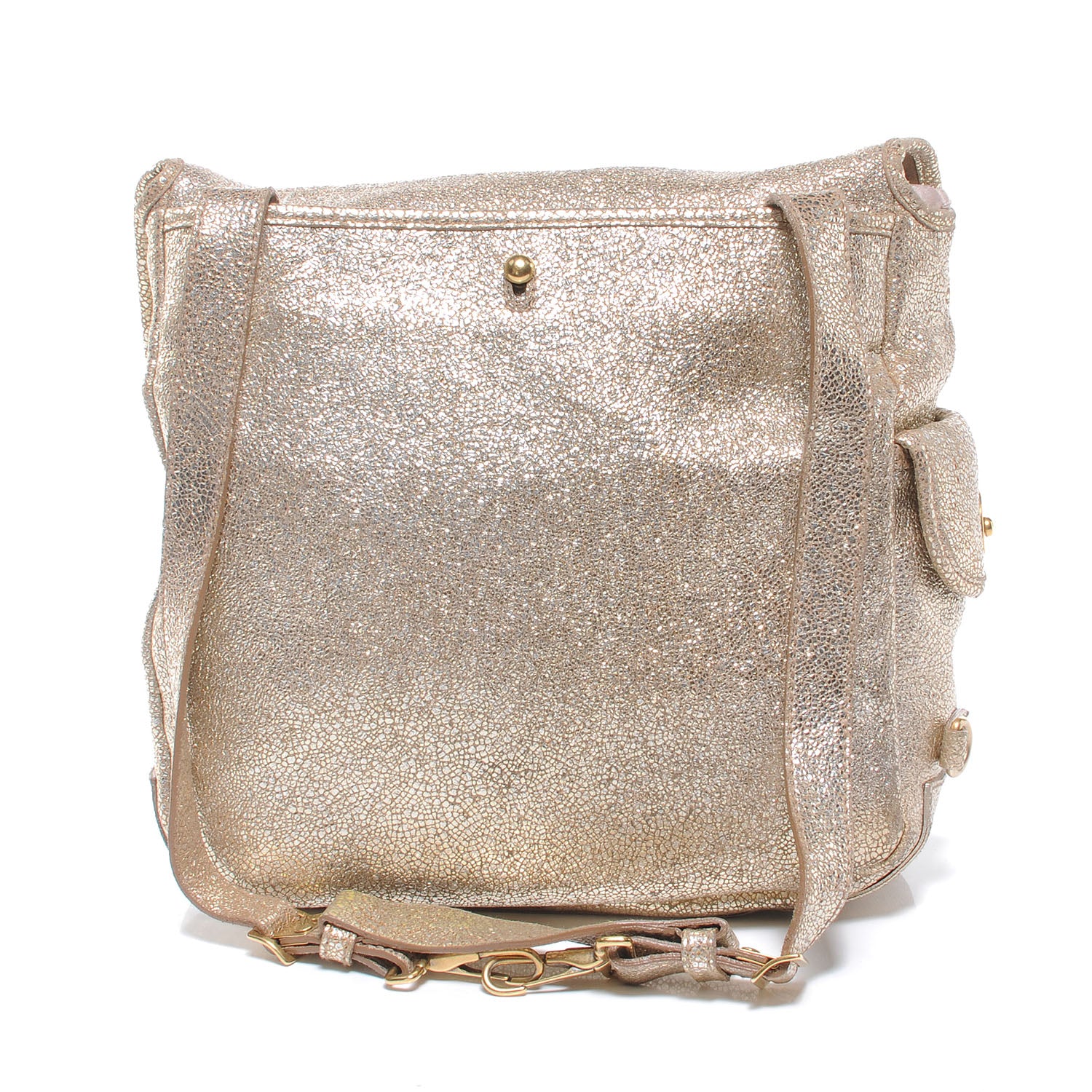 Saint Laurent Besace Tote Volcano Gold 3 of 8