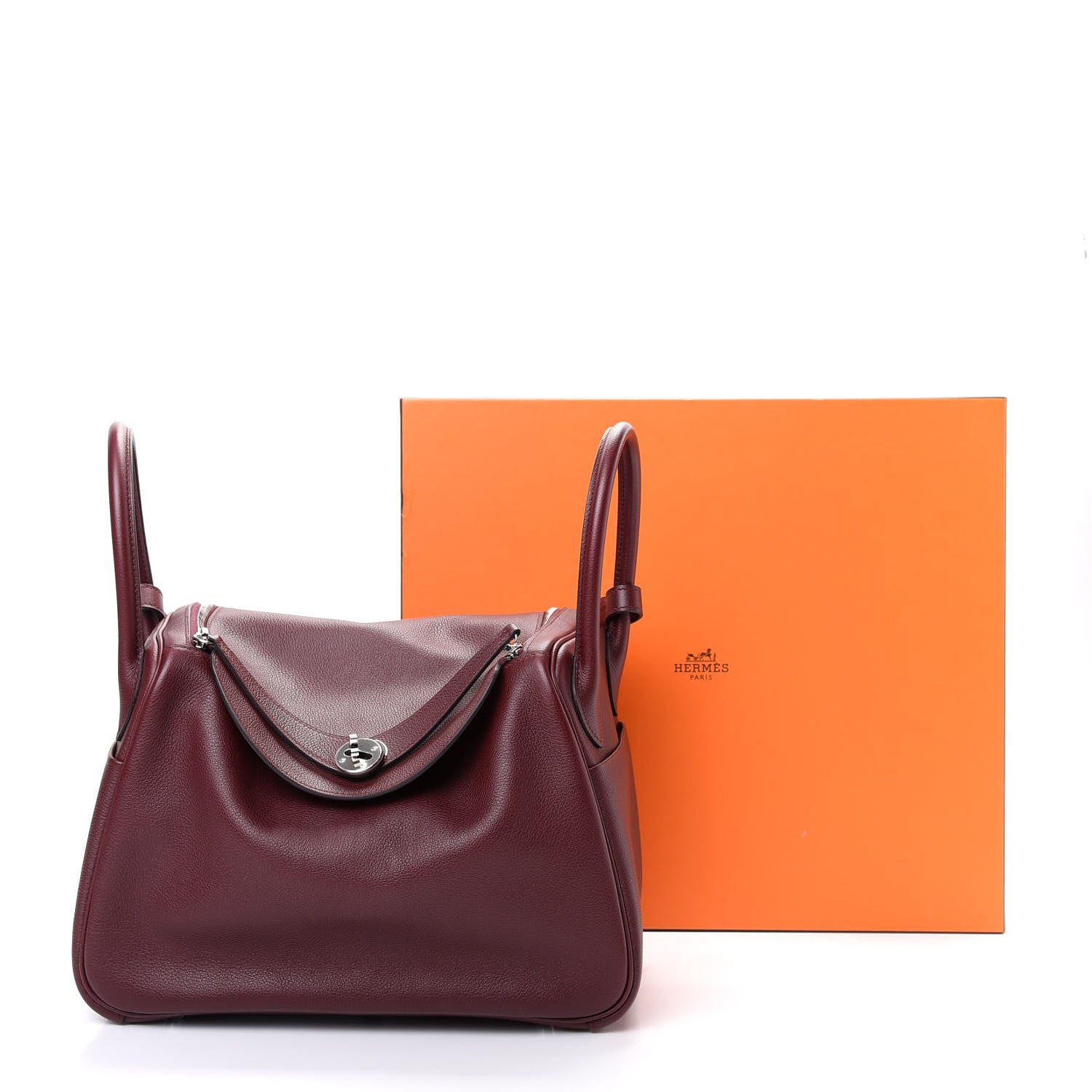 Hermes Evercolor Lindy 30 Bordeaux 11 of 11