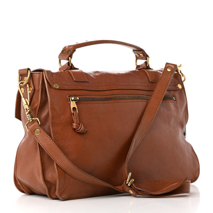 Proenza Schouler Lambskin Medium PS1 Satchel Saddle 3 of 23
