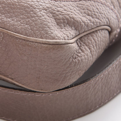 Gucci Pebbled Calfskin Medium New Jackie Shoulder Bag Grey 14 of 16