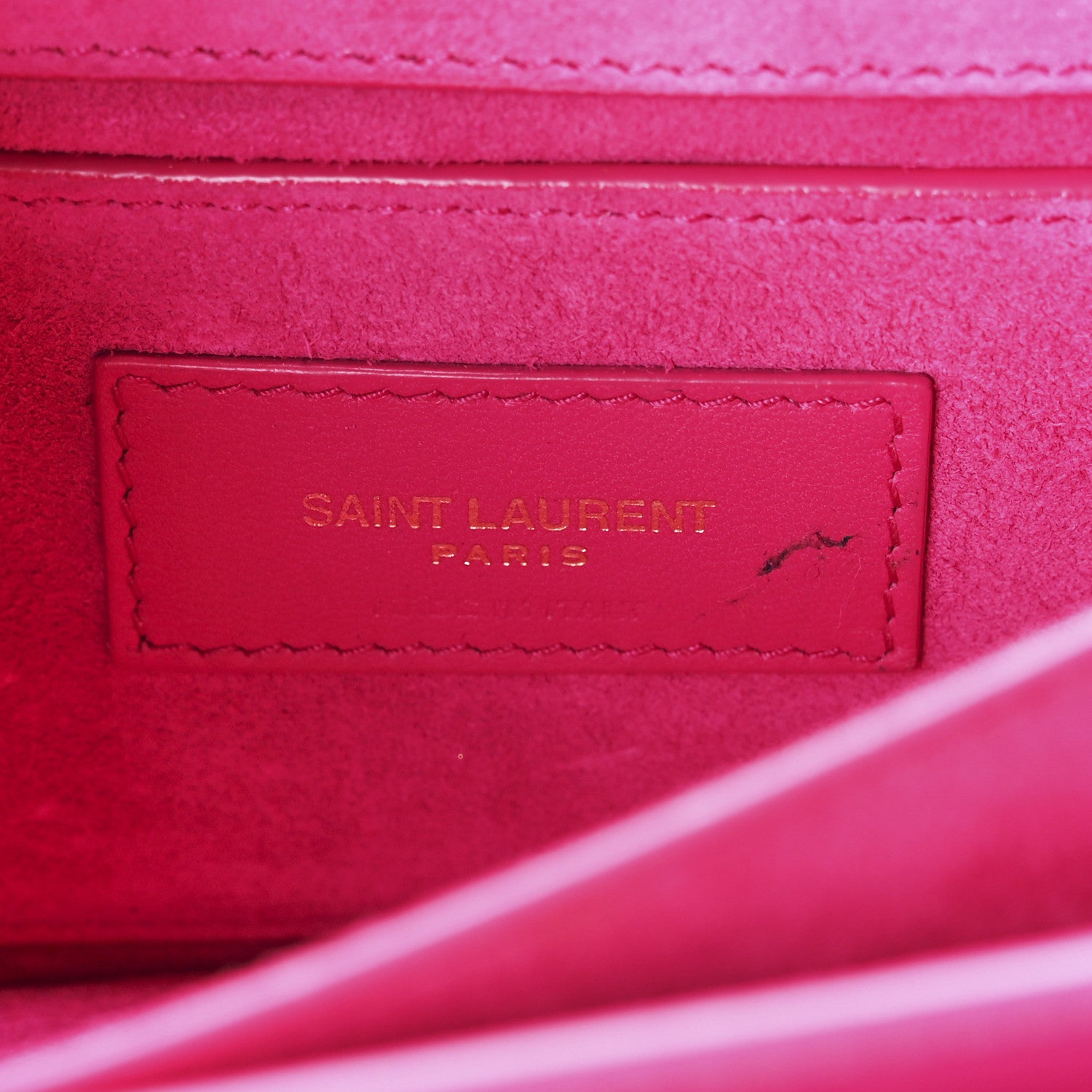 Saint Laurent Patent Small Monogram Sunset Bubblegum 6 of 9