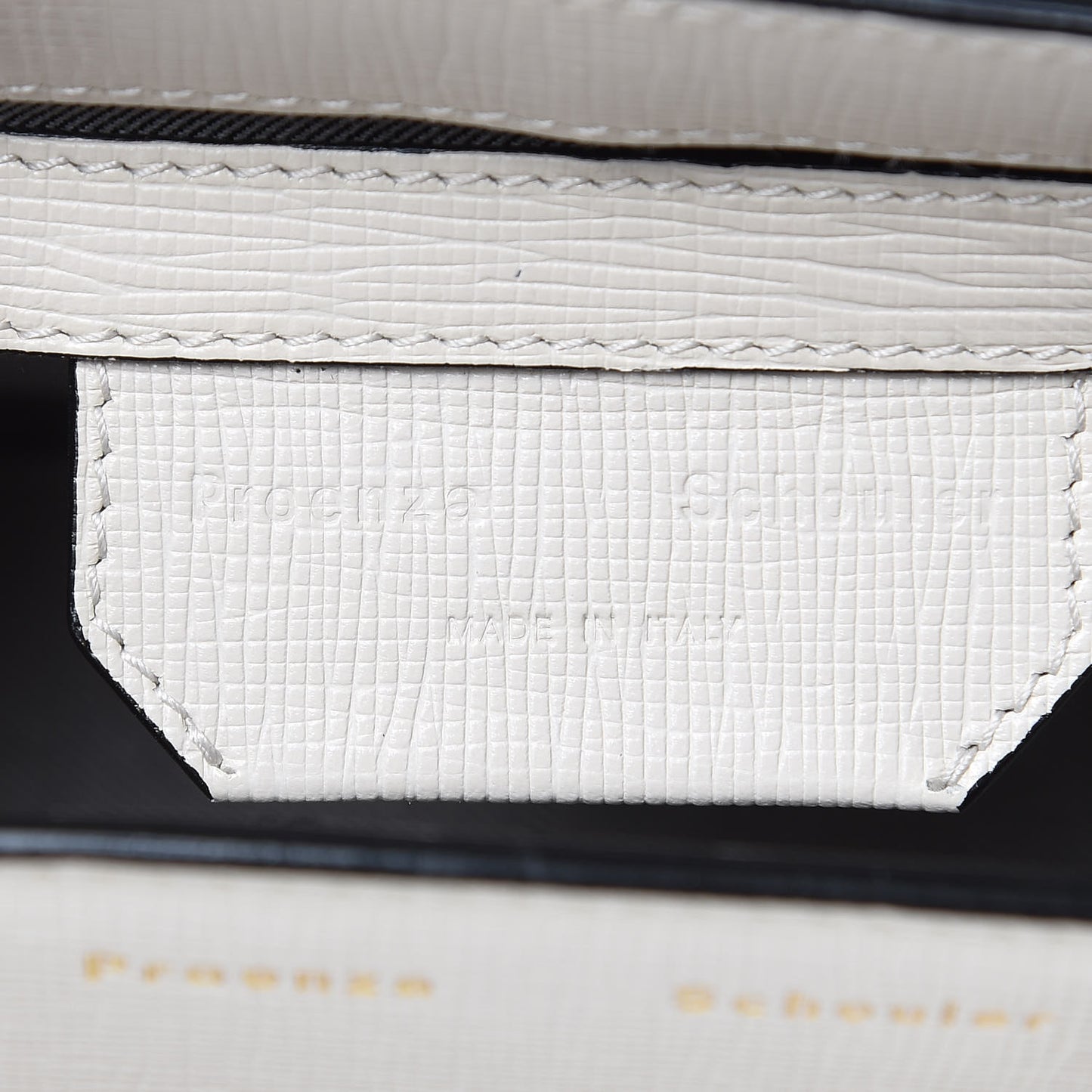 Linosa Calfskin Tiny PS11 Classic Shoulder Bag White