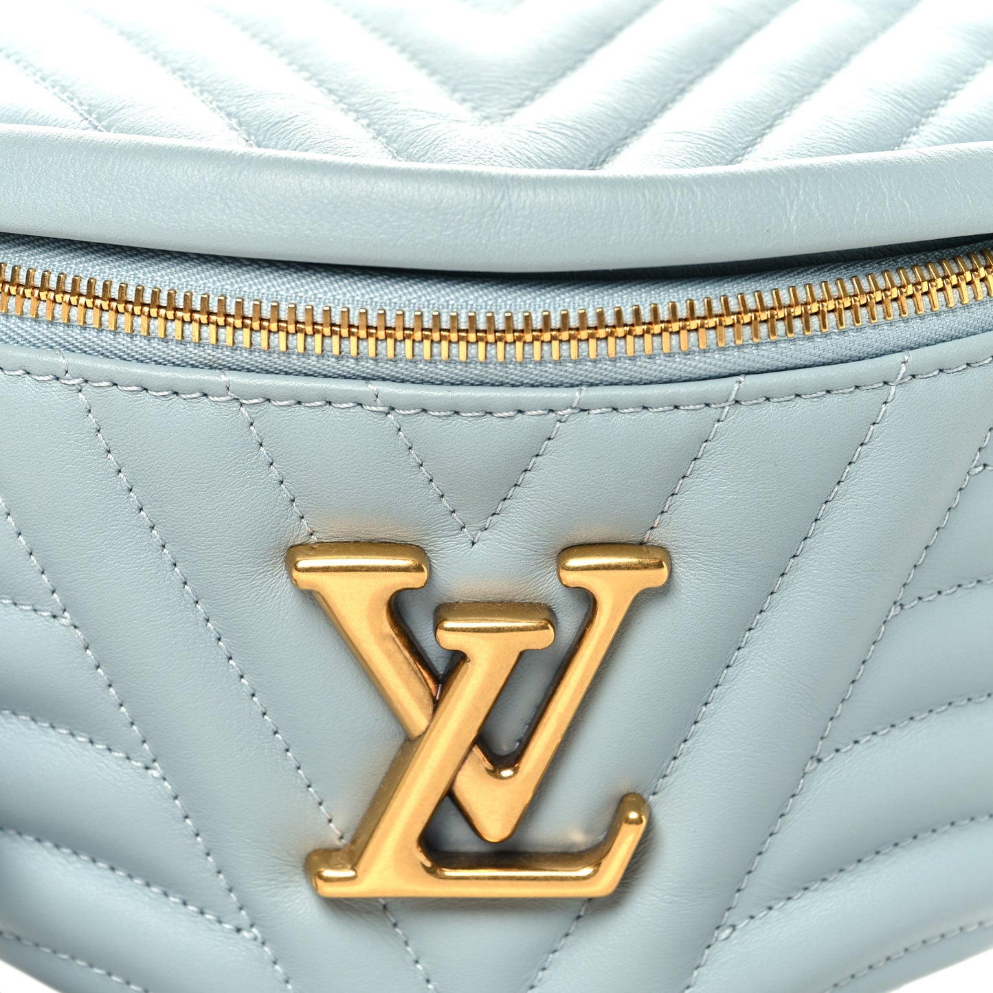 Calfskin New Wave Bumbag Porcelain Blue