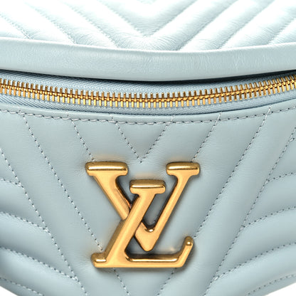 Louis Vuitton Calfskin New Wave Bumbag Porcelain Blue 7 of 9