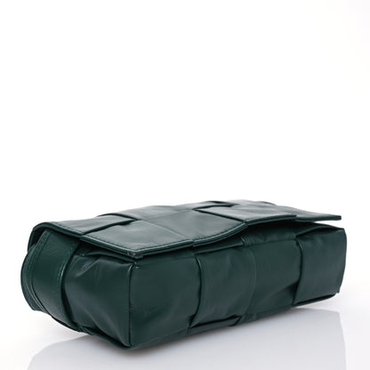 Bottega Veneta Paper Calfskin Intrecciato Cassette Belt Bag Raintree 4 of 13