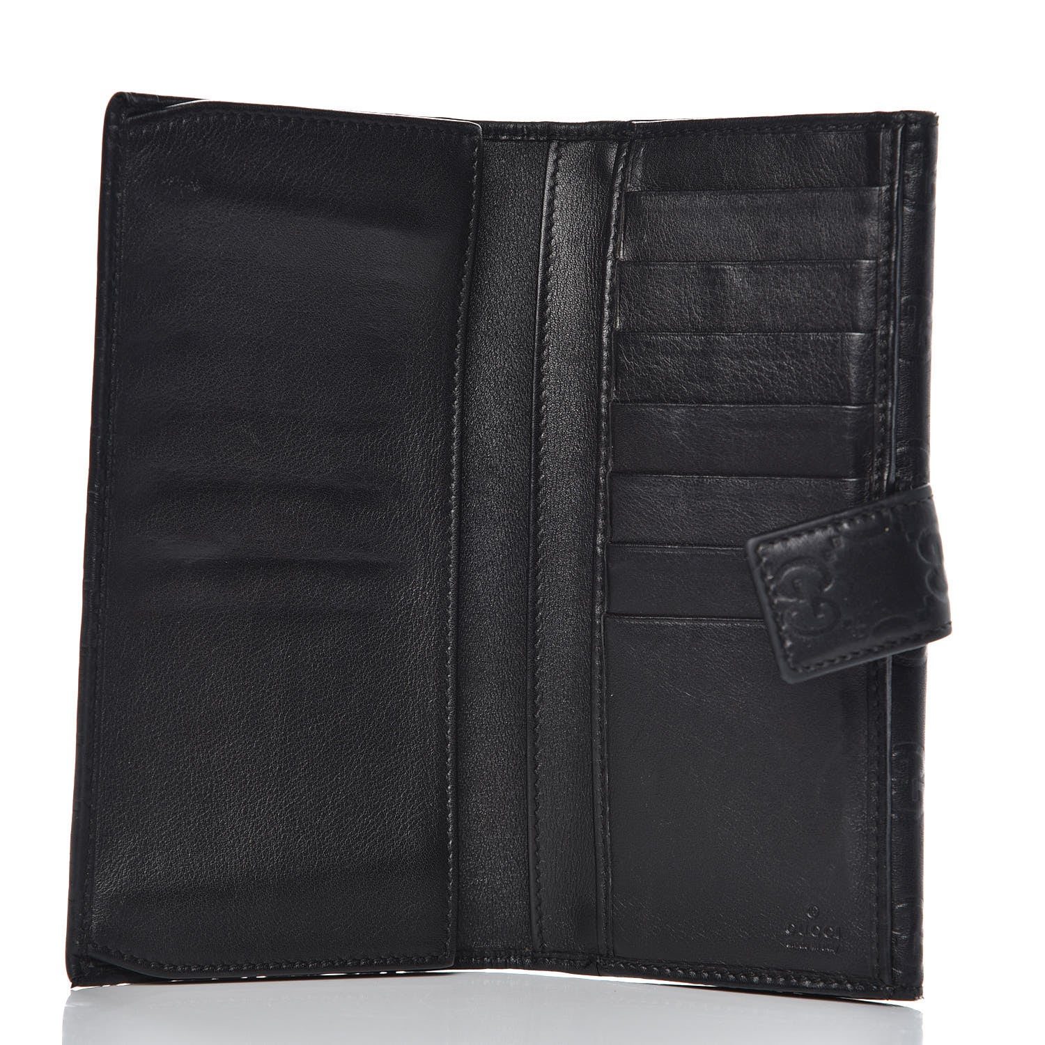 Gucci Guccissima Princy Continental Wallet Black 5 of 16