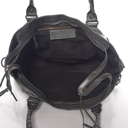 Balenciaga Agneau Classic Hardware Part Time Anthracite 6 of 19
