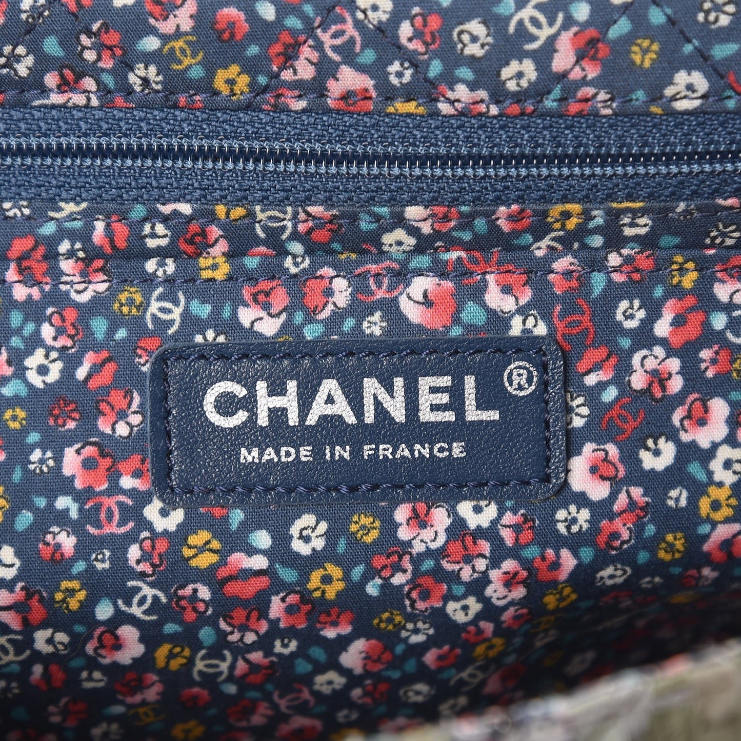 Woven Canvas Quilted Coco Cuba Flap Khaki Multicolor