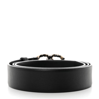 Chanel Calfskin CC Chain Belt 85 34 Black 2 of 6