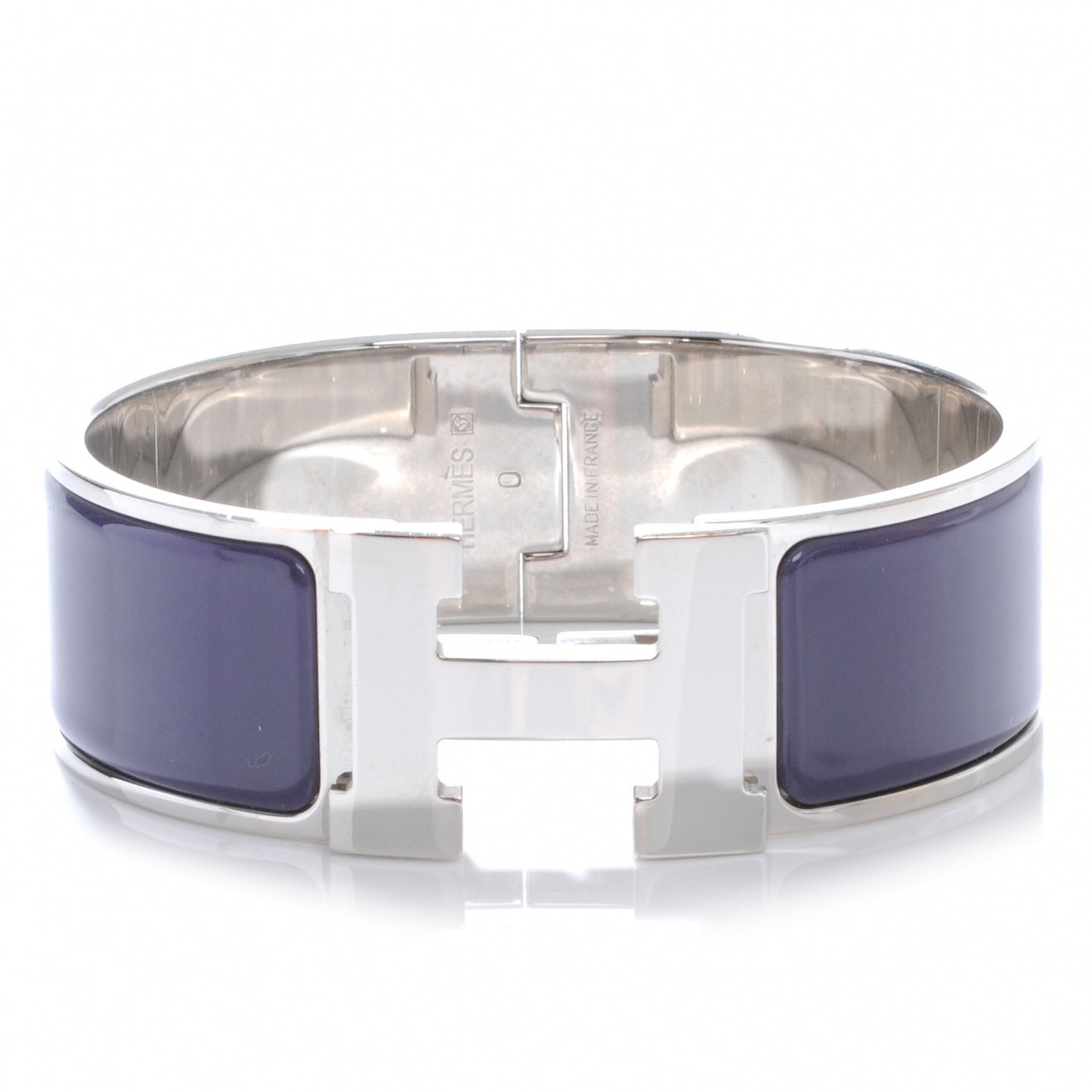 Enamel Wide Clic Clac H Bracelet PM Purple