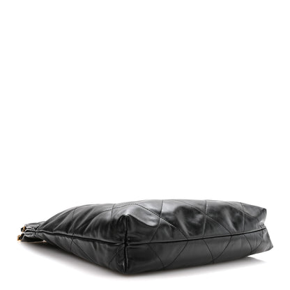 Chanel Shiny Calfskin Quilted Chanel 22 Black 4 of 10