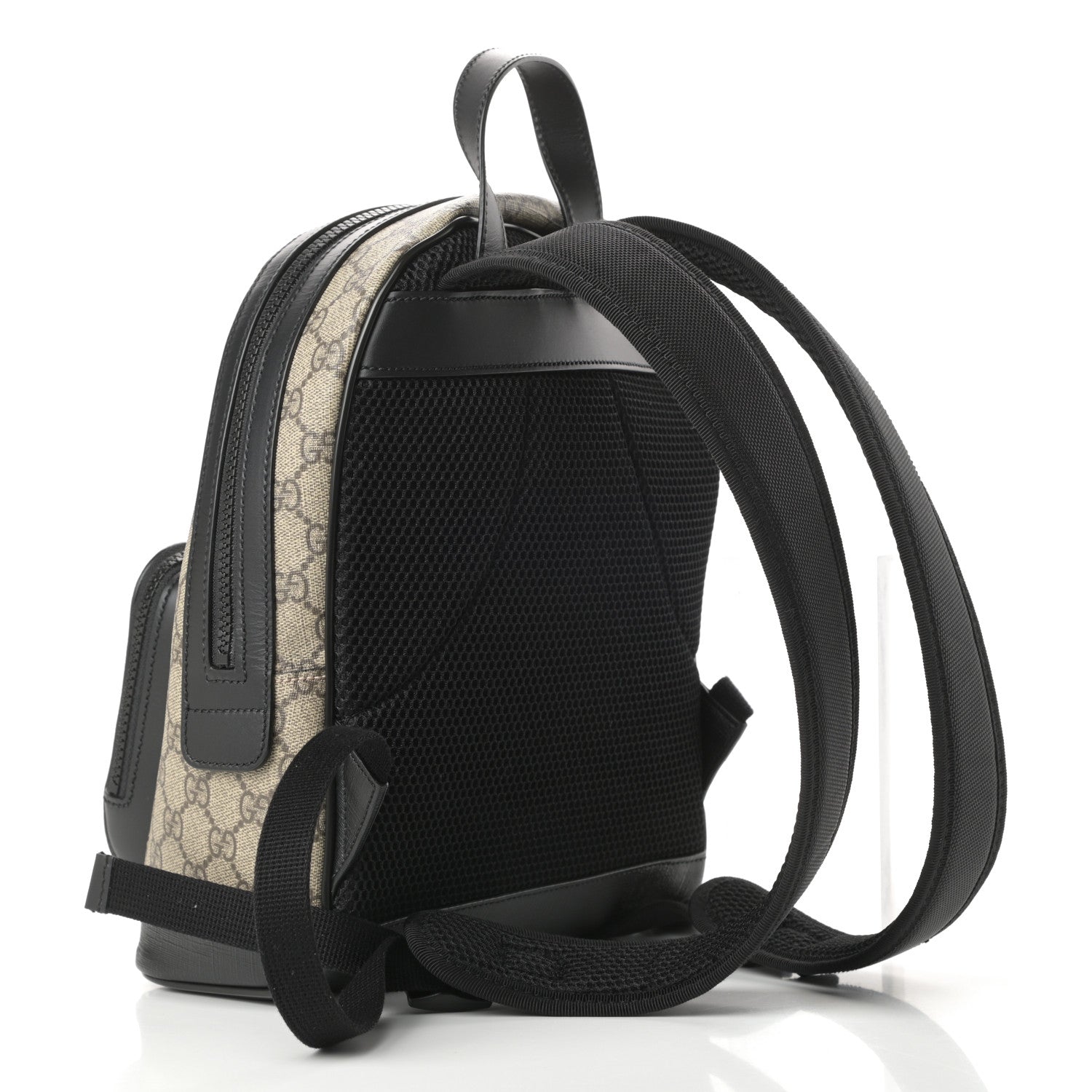 Gucci GG Supreme Monogram Small Eden Day Backpack Black 3 of 11