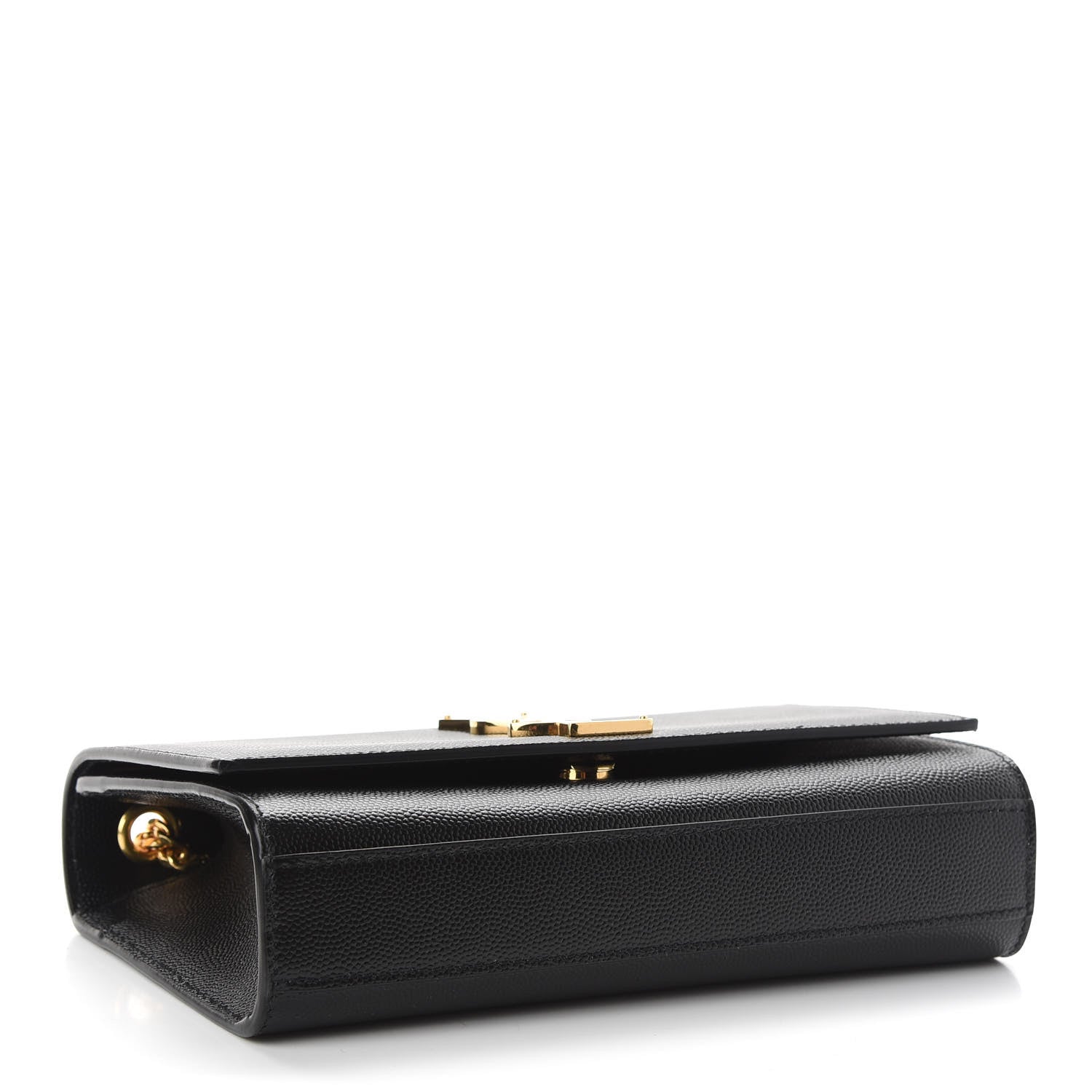 Saint Laurent Grain De Poudre Small Monogram Kate Satchel Black 4 of 8