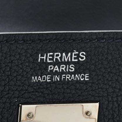 Hermes Togo Kelly Retourne 35 Bleu Indigo 6 of 16