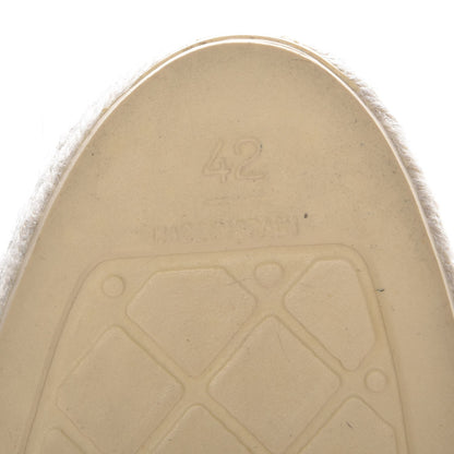 Chanel Tweed Patent CC Espadrilles 42 White 6 of 11