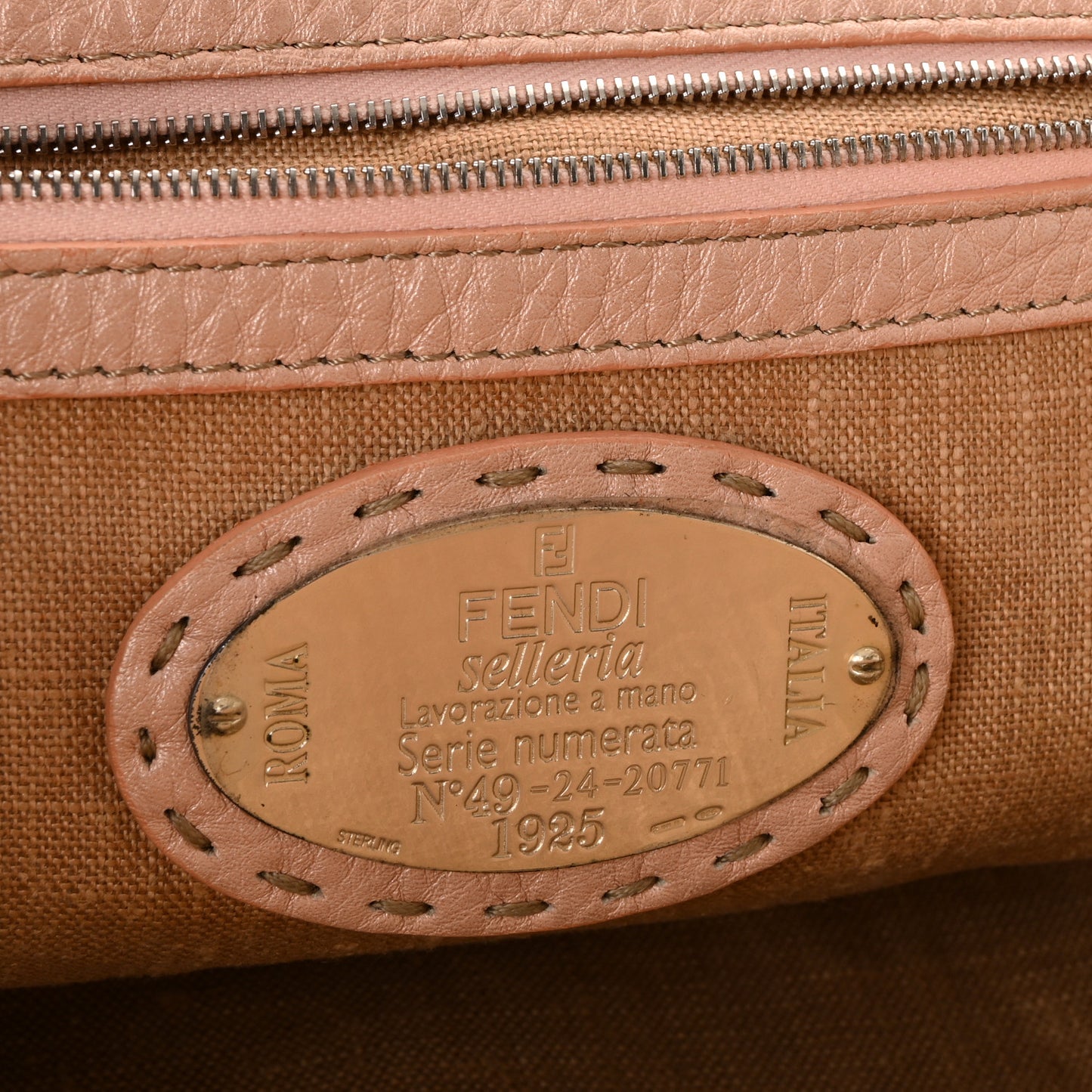 Cuoio Romano Selleria Adele 1328 Bag Bois de Rose