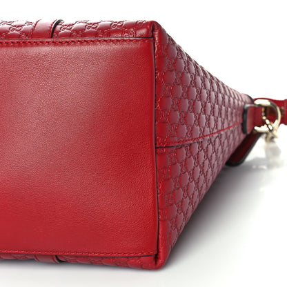 Gucci Soft Microguccissima Dome Satchel Red 9 of 9