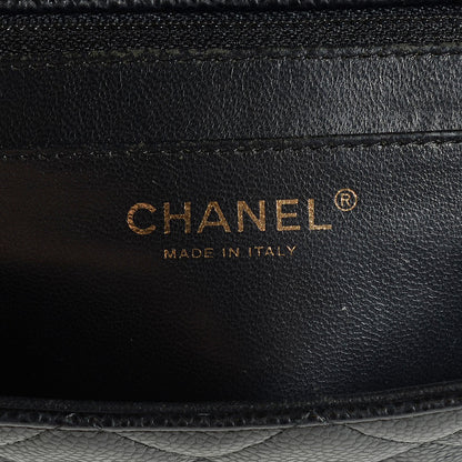 Chanel Caviar Quilted Jumbo Single Flap Black 5 of 7