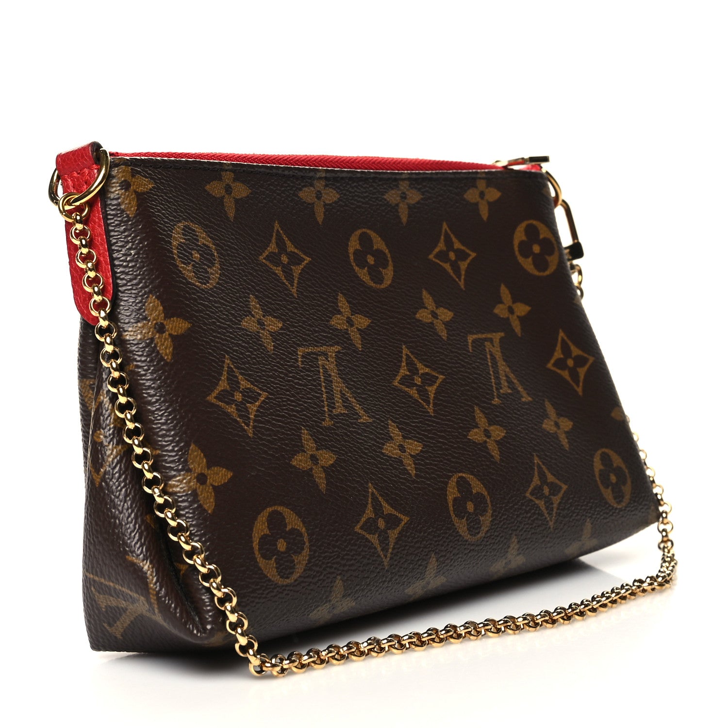 Louis Vuitton Monogram Pallas Clutch Cherry 3 of 16
