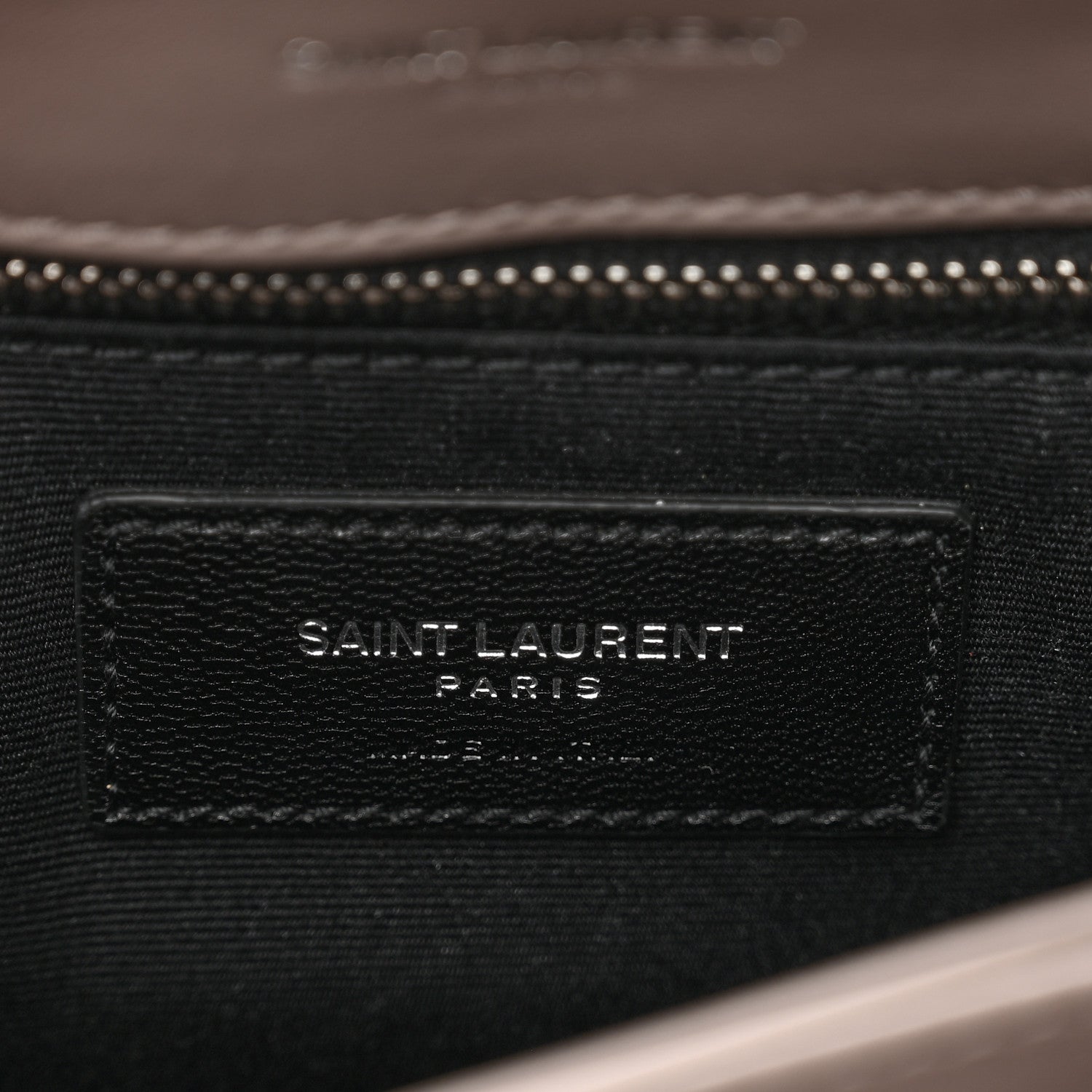 Saint Laurent Calfskin Y Quilted Monogram Toy Loulou Crossbody Bag Mink 8 of 12