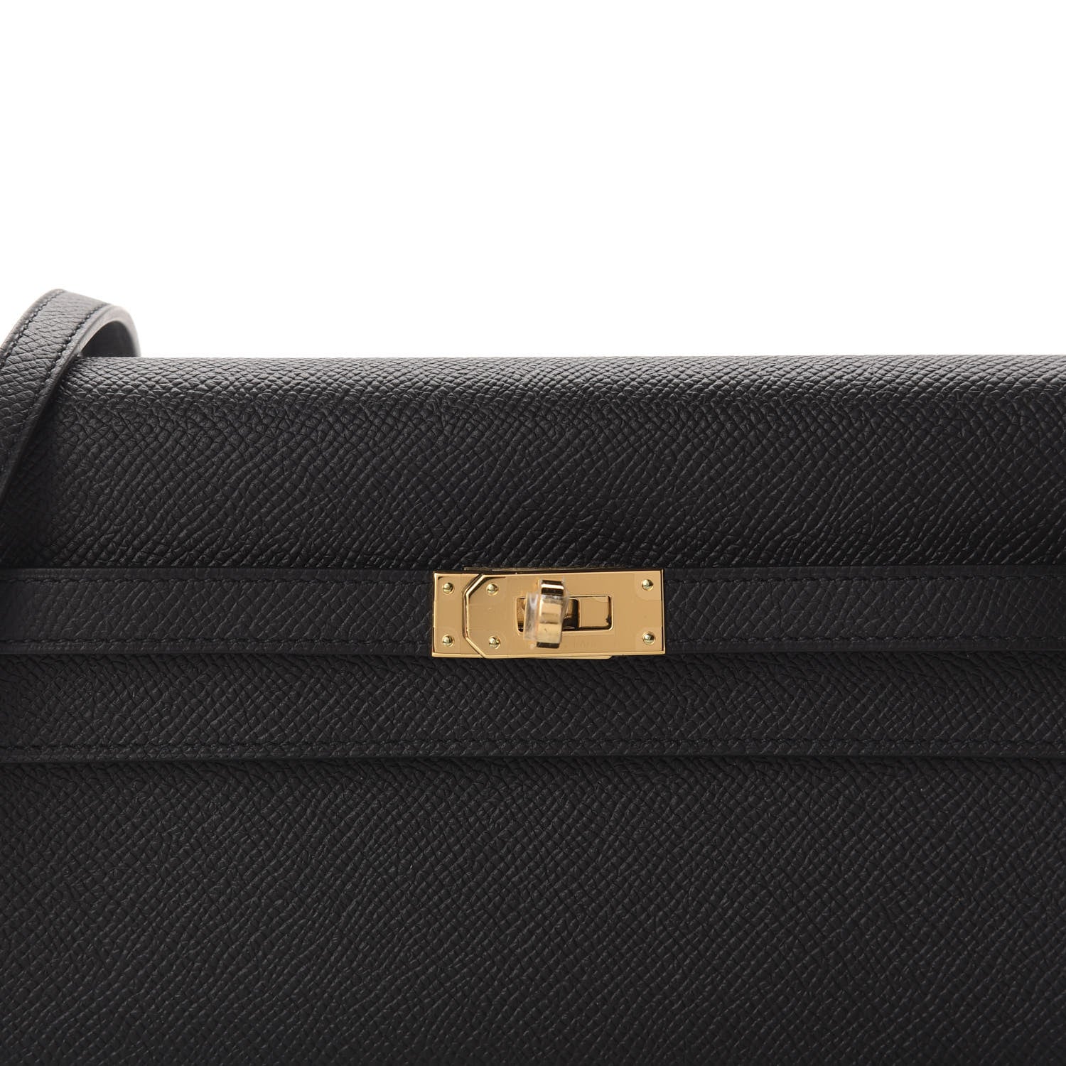 Hermes Epsom Kelly Wallet To Go Black 9 of 10