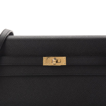 Hermes Epsom Kelly Wallet To Go Black 9 of 10