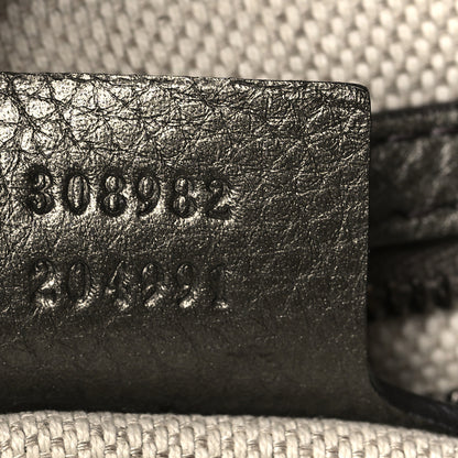 Gucci Metallic Pebbled Calfskin Medium Soho Chain Shoulder Bag Sasso 7 of 9