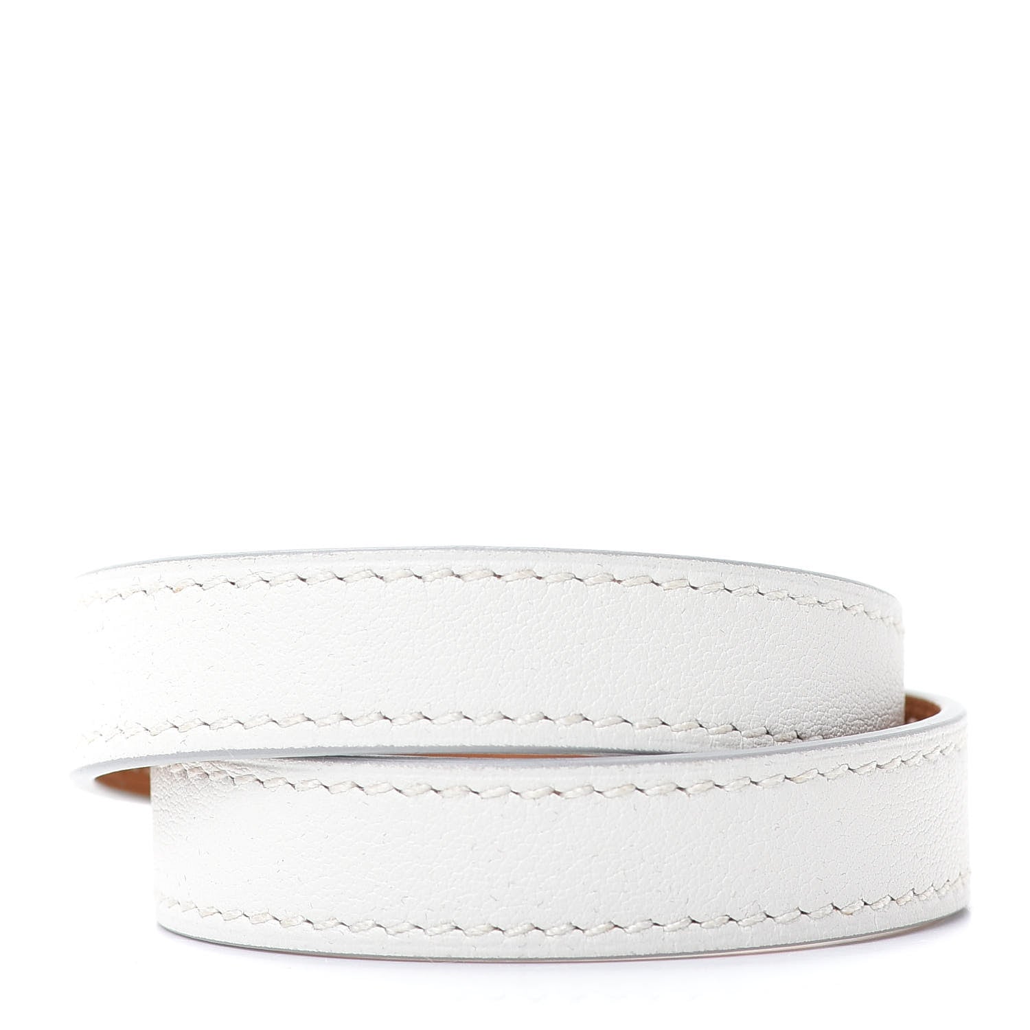 Hermes Swift Kelly Double Tour Bracelet T1 White 3 of 4