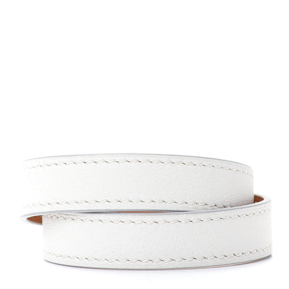 Hermes Swift Kelly Double Tour Bracelet T1 White 3 of 4