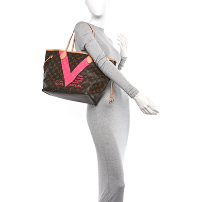 Louis Vuitton Monogram V Neverfull MM Grenade 2 of 10
