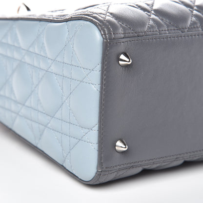Christian Dior Lambskin Cannage Medium Tri-Color Lady Dior 8 of 13