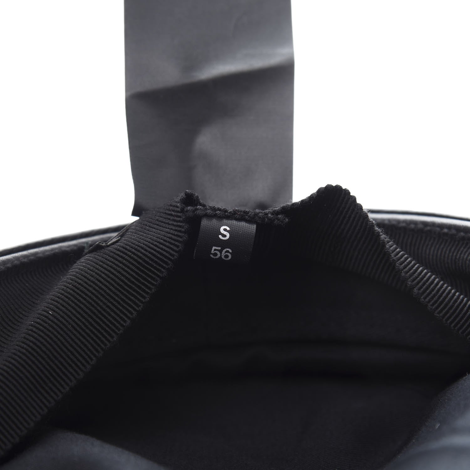 Gucci Calfskin Studded Cellarius Hat S Black 9 of 9