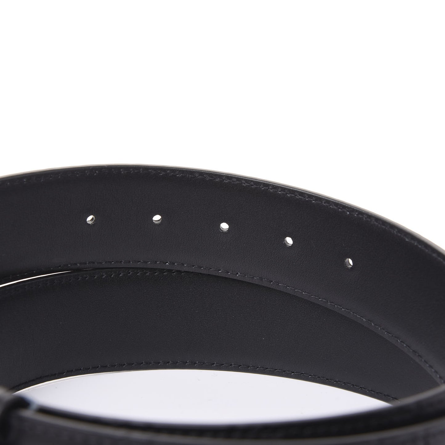 Guccissima Signature Interlocking G 40mm Belt 95 38 Black