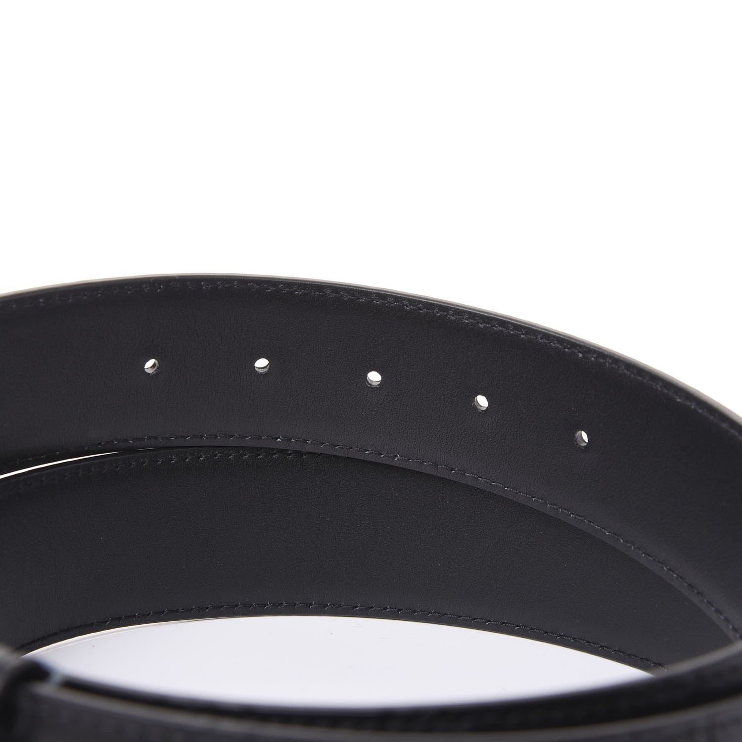 Gucci Guccissima Signature Interlocking G 40mm Belt 95 38 Black 4 of 5