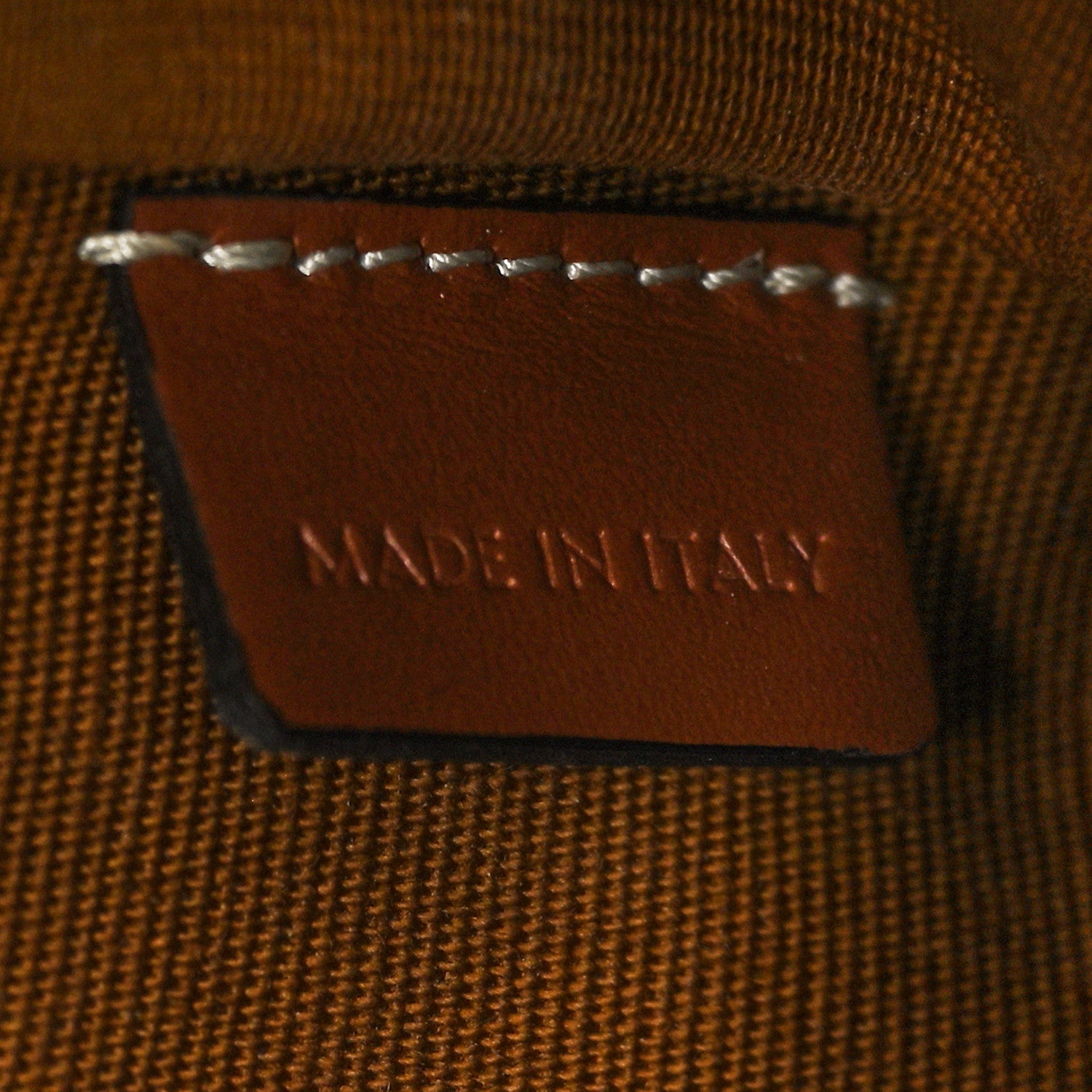 Celine Canvas Calfskin Mini Ava Triomphe Shoulder Bag Tan 7 of 11