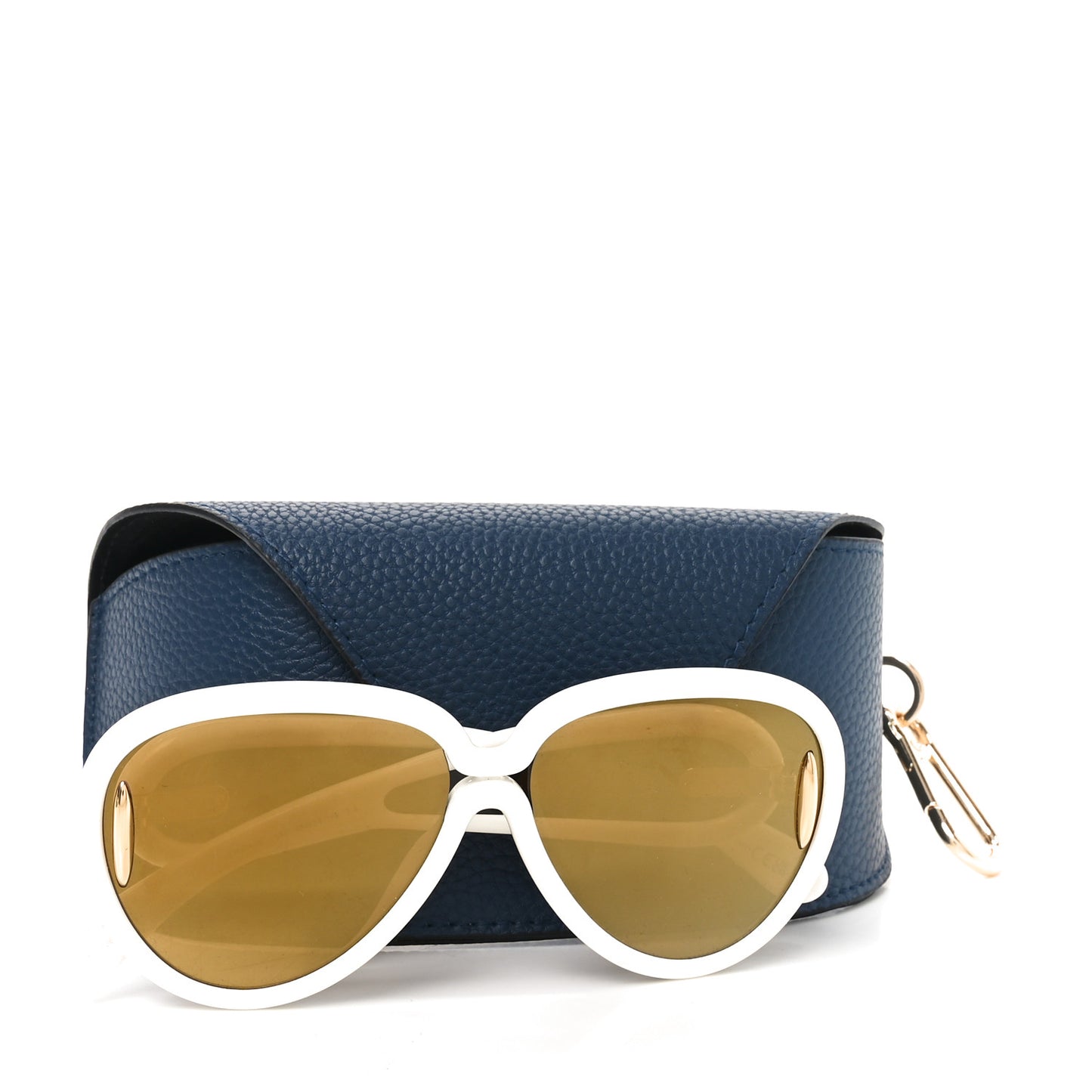 Acetate Pilot Mask sunglasses LW40132I White