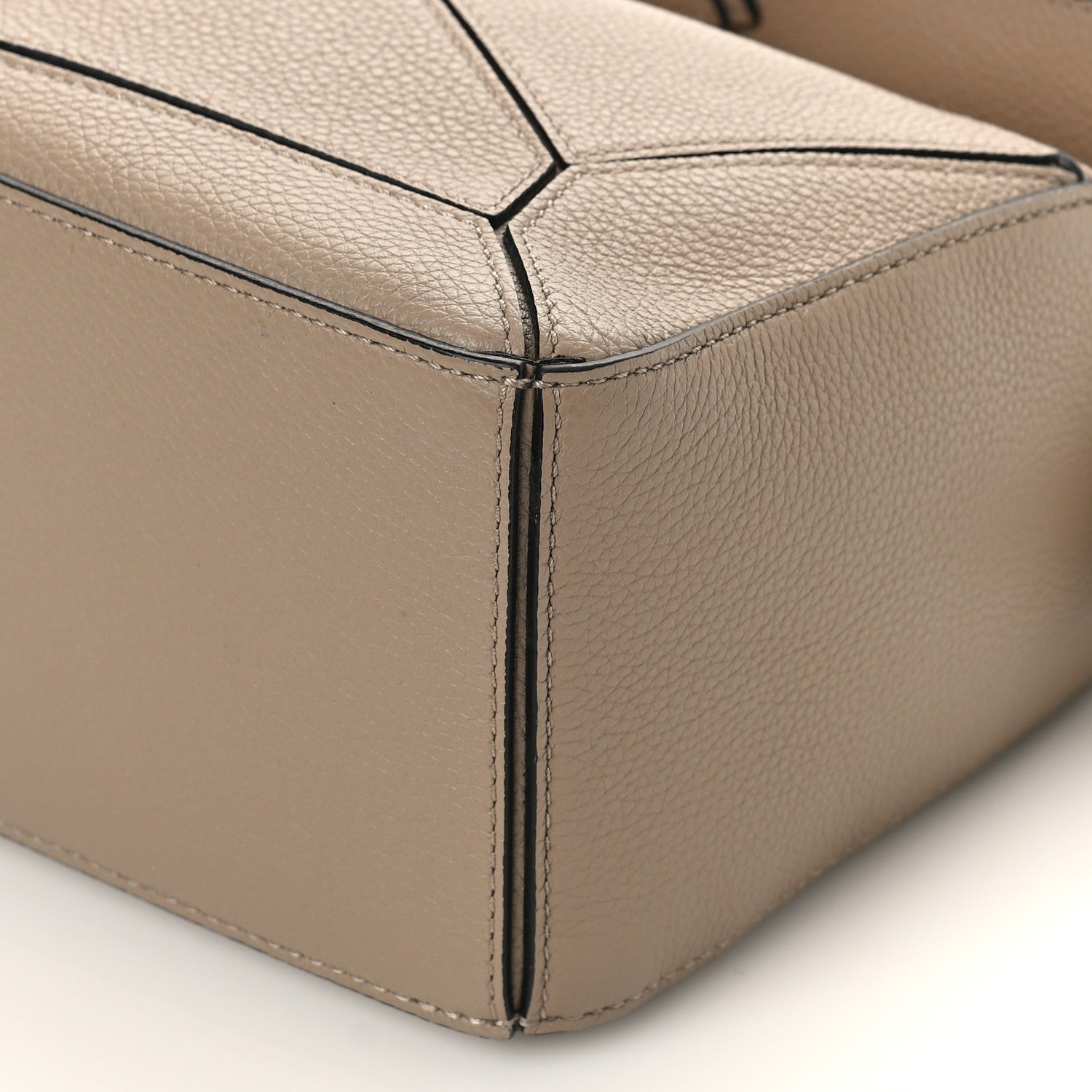 Loewe Grained Calfskin Small Puzzle Bag Sand 8 of 8