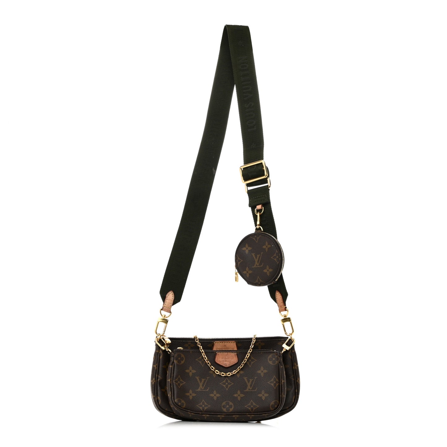 Monogram Multi Pochette Accessories Kaki