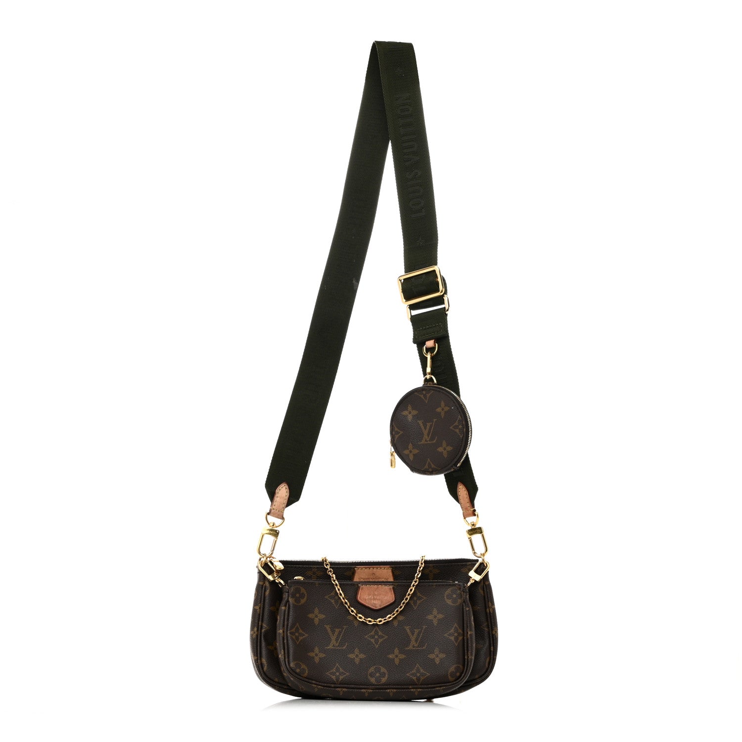 Louis Vuitton Monogram Multi Pochette Accessories Kaki 1 of 10