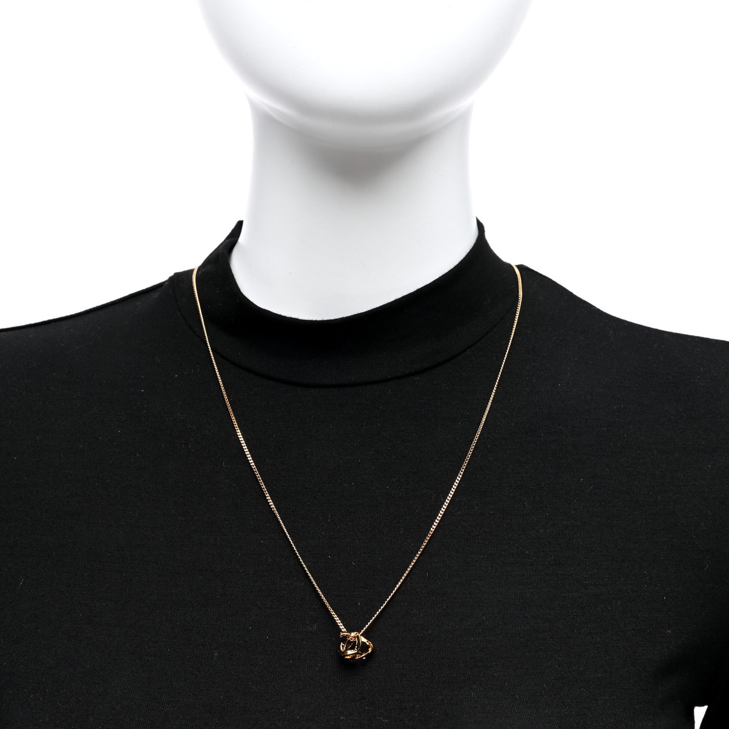 Metal Opyum Twist Necklace Gold