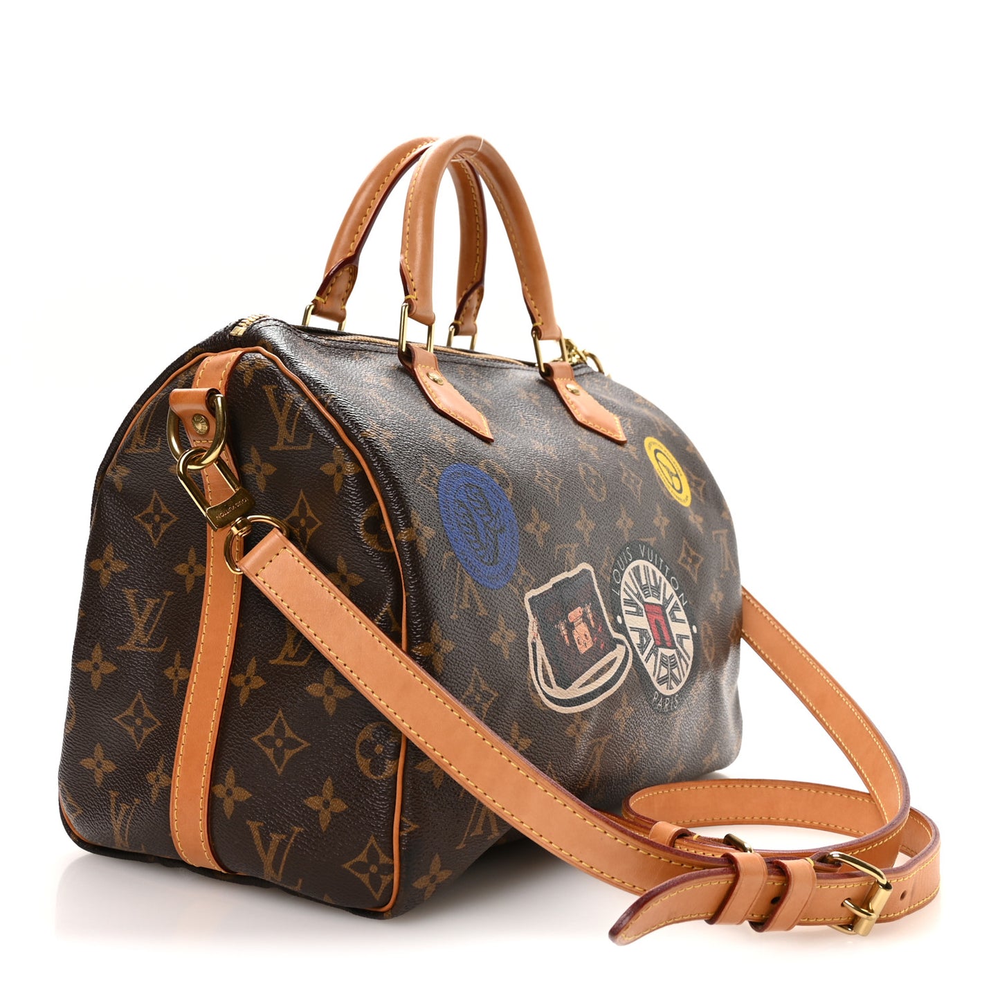Monogram World Tour Speedy Bandouliere 30