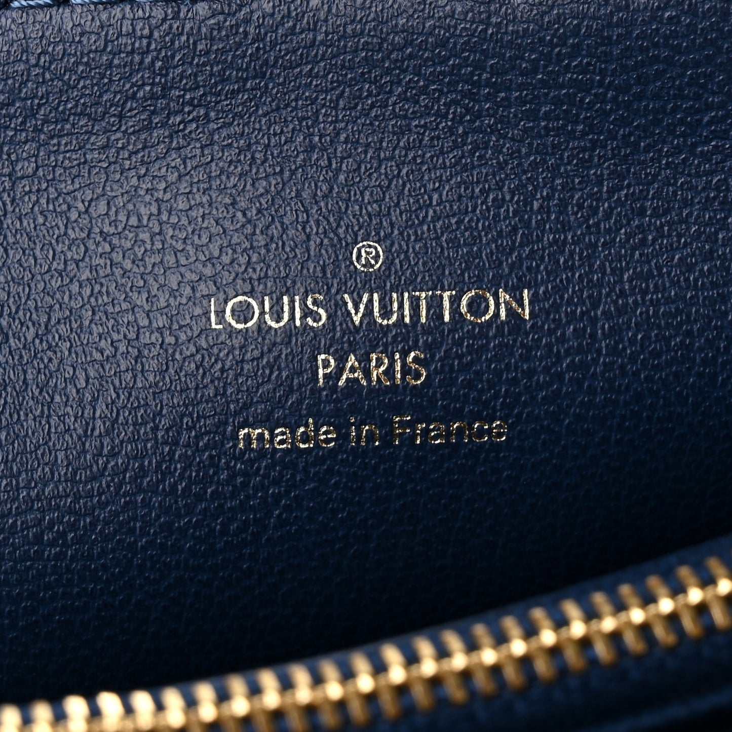 Lambskin Embossed Monogram Coussin PM Taupe
