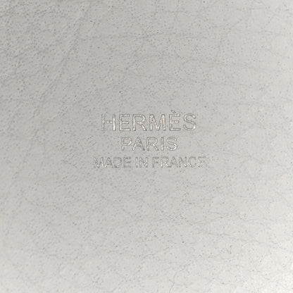 Hermes Taurillon Clemence Picotin Lock 22 MM White 6 of 10