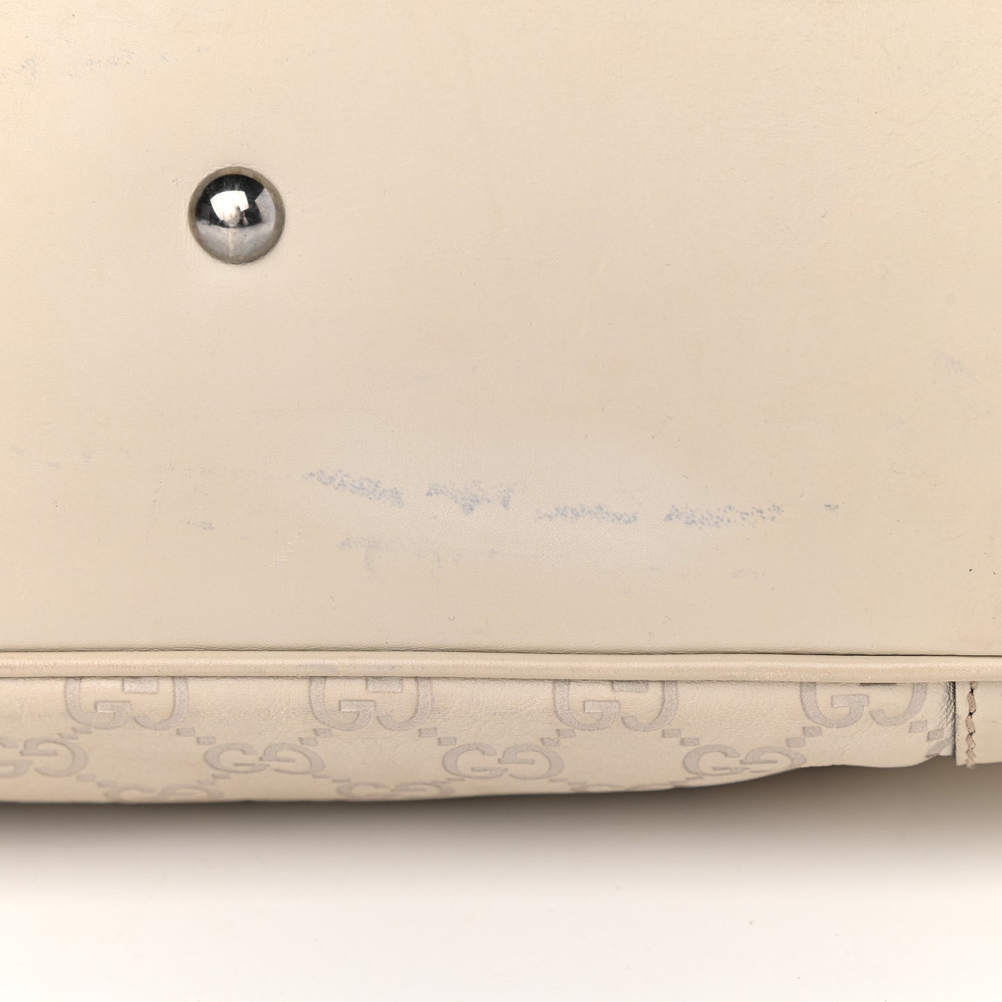 Guccissima Medium Princy Tote Off White