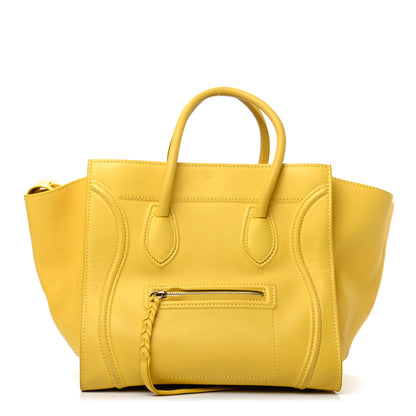 Celine Smooth Calfskin Medium Phantom Luggage Sun Yellow 1 of 9