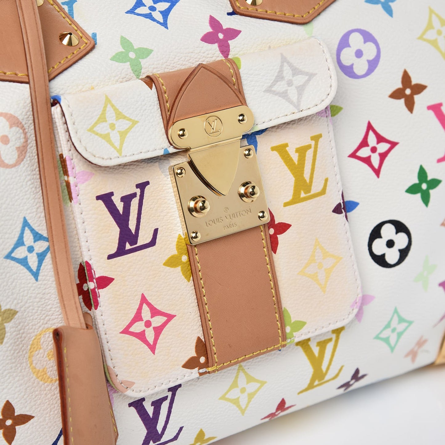 Monogram Multicolor Speedy 30 White